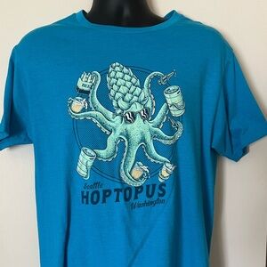 Blue Hoptopus Graphic T-Shirt